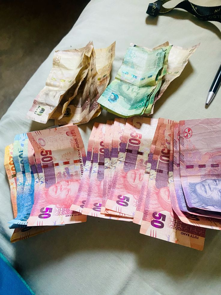 Bribe Money in South African Rands